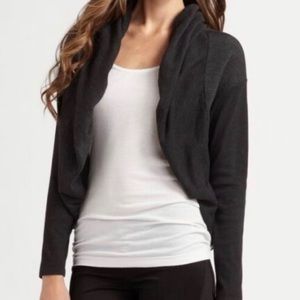 James Perse Fin shrug bolero sweater